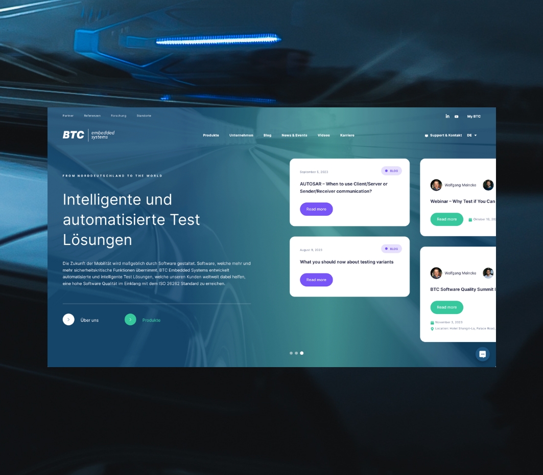Corporate Website Webdesign